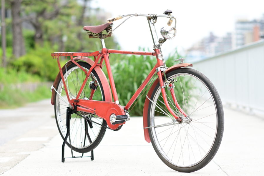 日本 郵政 実用車 レストア 光自転車製